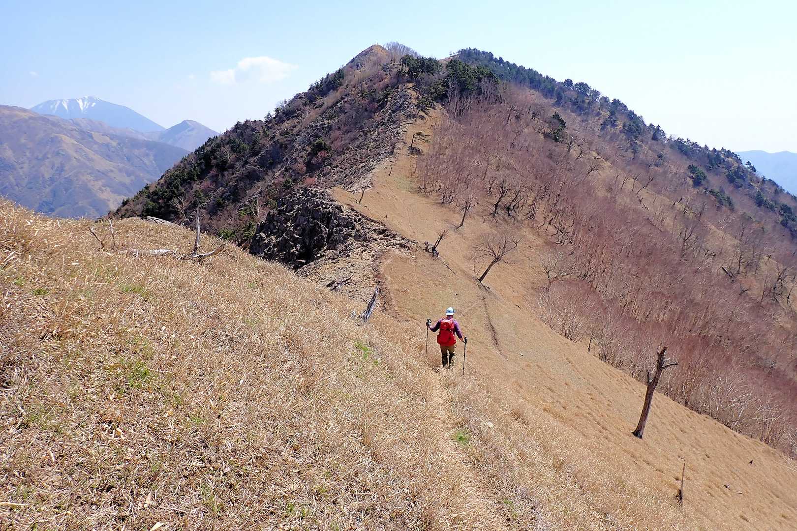 登り返しが面倒ですが
沢入山目指して戻りま～す🗻✨