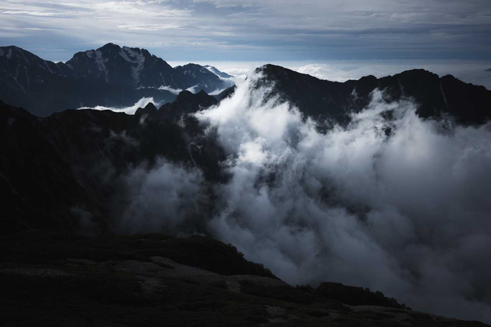 針ノ木岳登山口-針ノ木峠-蓮華岳 往復コースの写真