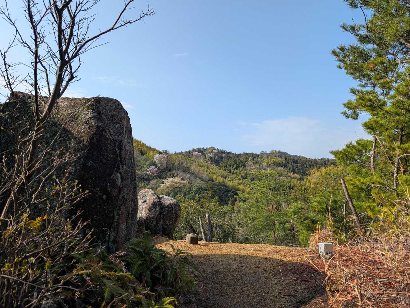 行者山登り口-明神山-狗山-大平山-大平山登り口 周回コースの写真