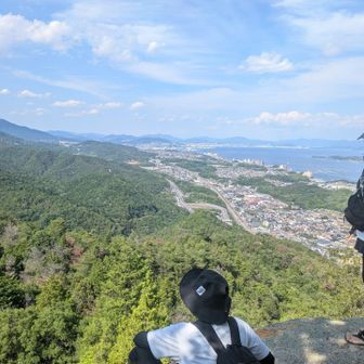 城山にも良い眺望があります。み