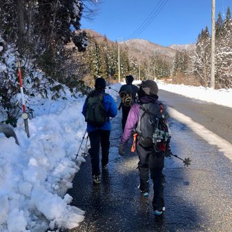 最後は県道を進み