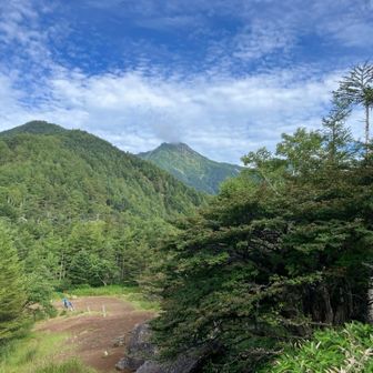 遥か彼方に山頂が見えます🤣