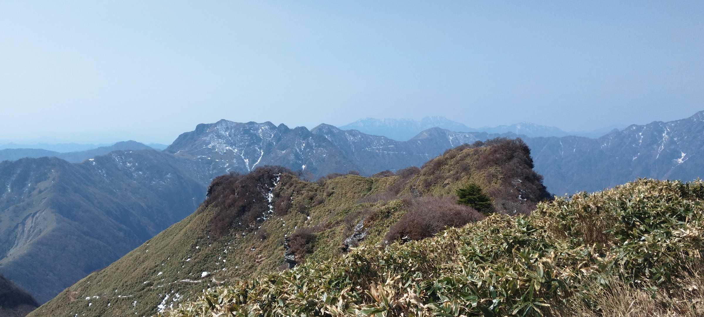 旧寒風山トンネル南口-桑瀬峠-伊予富士-寒風山 周回コースの写真