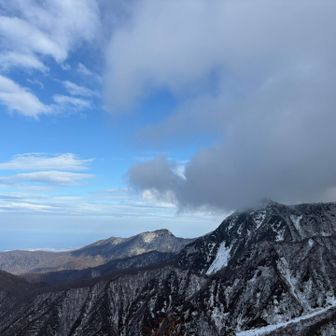 雪の少ない登山道を12本爪アイゼンで下りる練習。
下山後は行ってみたかった『小さじいち』に寄って帰りました🥐