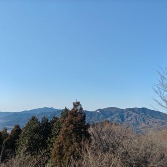 吾国山から
これから向かう筑波連山を臨みます

ここまでは想定のペースどおり