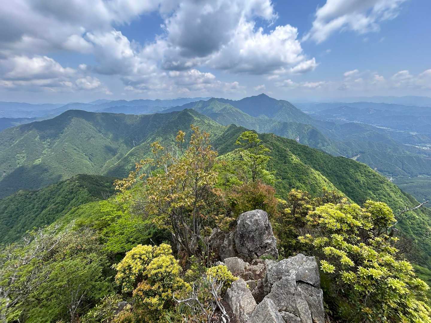 赤桶登山口-若宮峠-栗ノ木岳 往復コースの写真