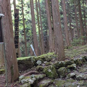 信玄の腰掛岩