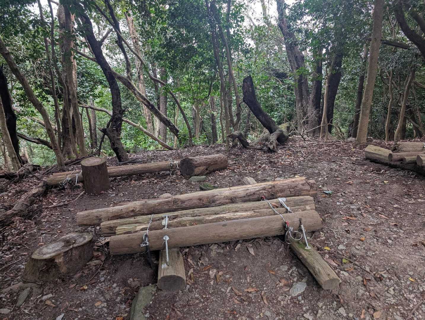 お手製ベンチ