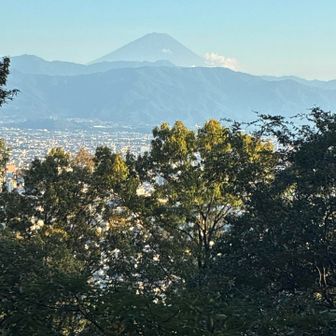 帰る前に富士山をアップで撮影。