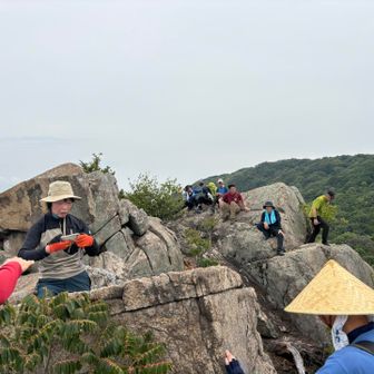 てっぺんは人でいっぱい🈵