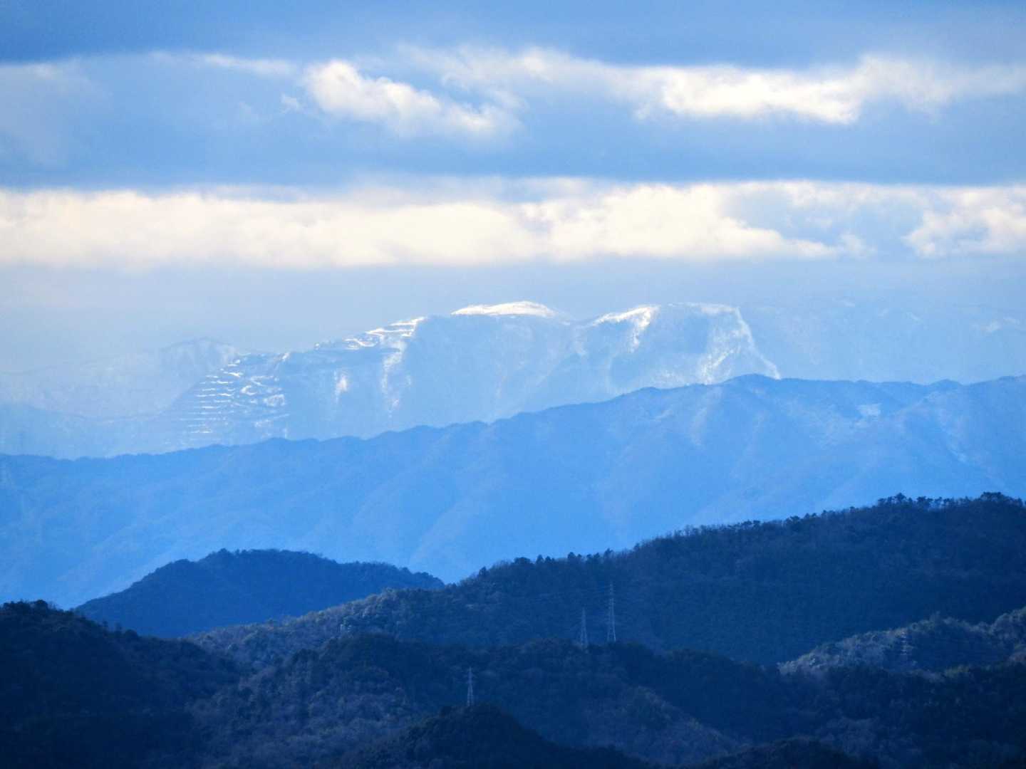 伊吹山？何となく遠景が見えました（*´▽｀*）