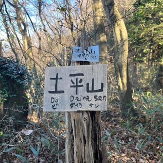 4個目の山。
"つちひらやま"でなく"どざいらさん"⁉️
日本語難しい😓😓