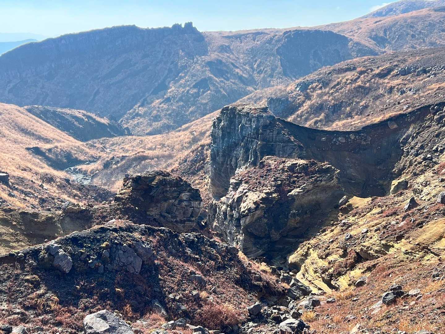 中岳-砂千里登山口 往復コースの写真