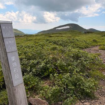 東焼石岳登頂
焼石を望む