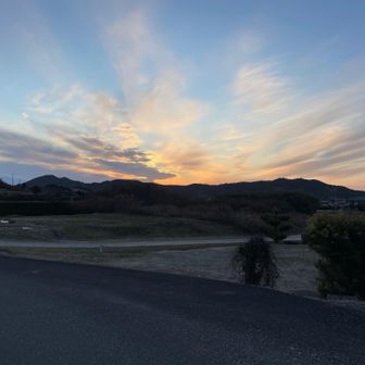 日が暮れる😃