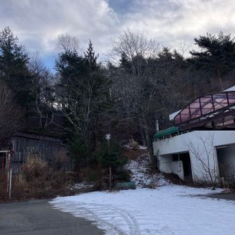 出発
雪少な‼️