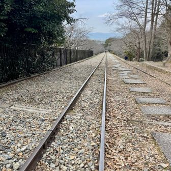 蹴上インクライン(傾斜鉄道)
琵琶湖疏水を利用した運搬に利用されていた。