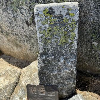 観音岳の三角点