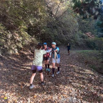 ラストー！！！
最後ゆうたさんから追いかけてー！！と喝を頂き全力疾走、もう、頑張りました😭
3）小下沢林道(こげさわ)：ゆるく長い。
