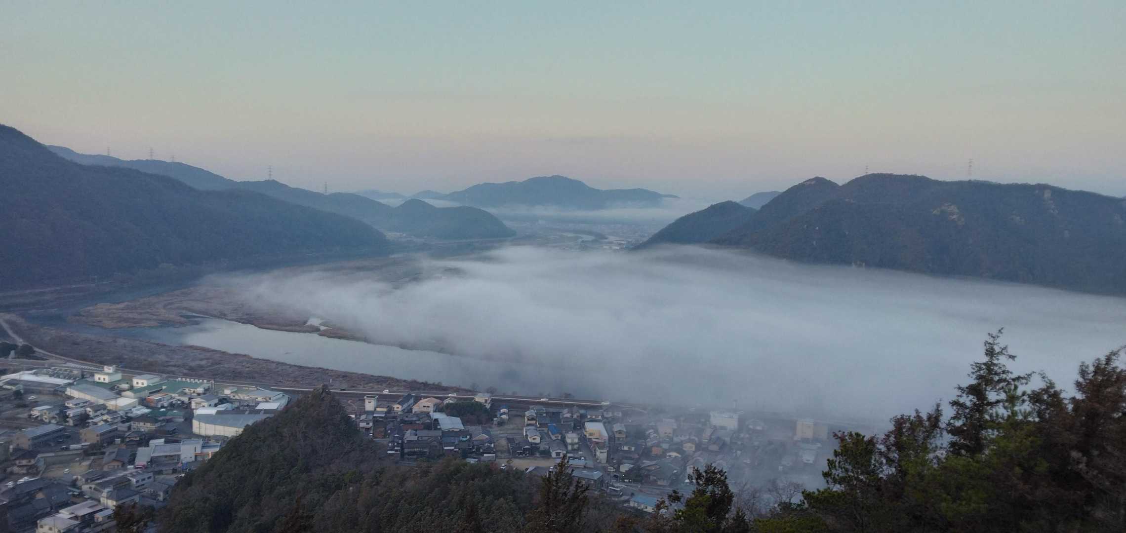 和気駅-和気富士-観音山-穂高山-神ノ上山 周回コースの写真