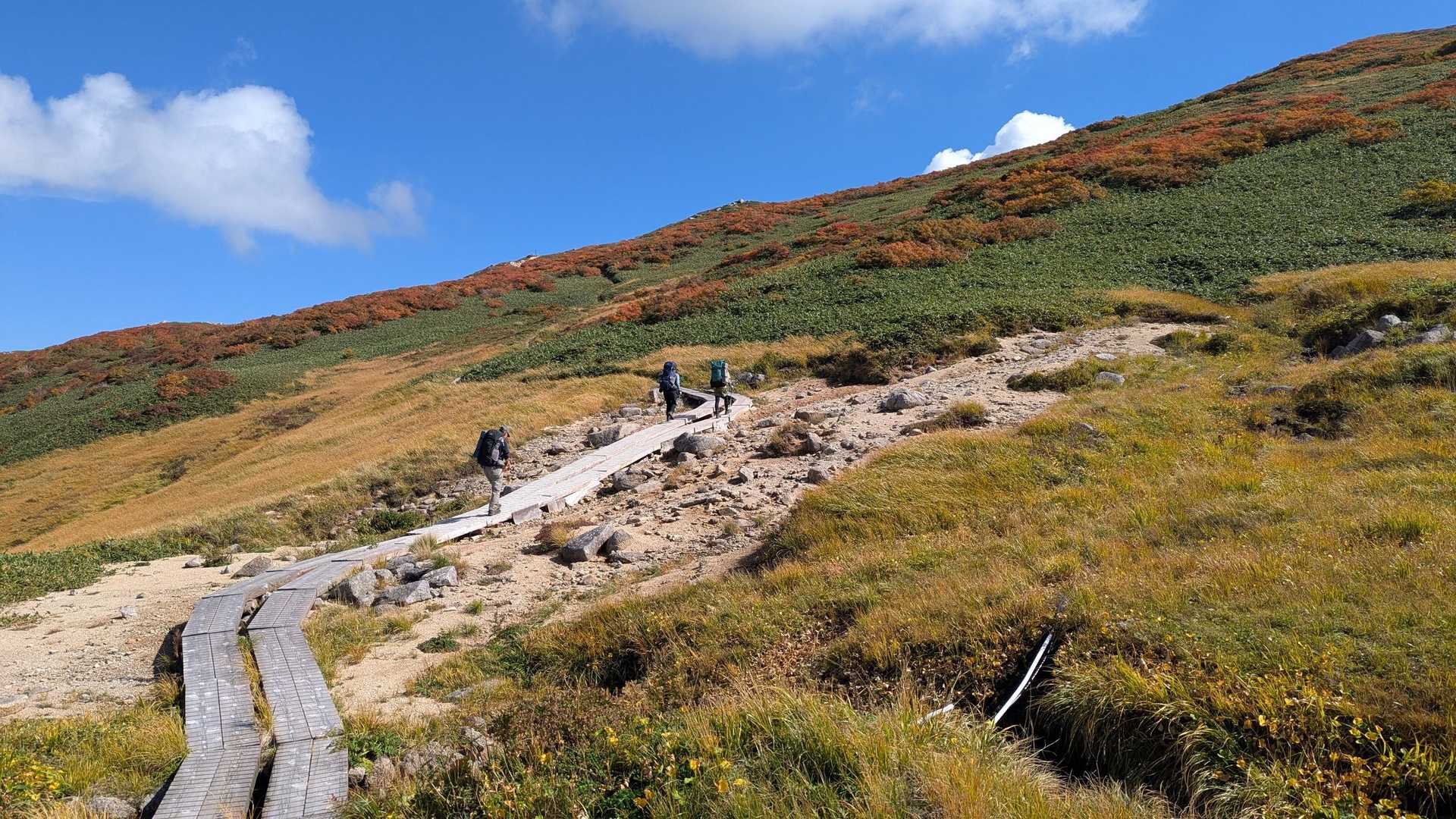 清太岩山-ユーフン山-寒江山-北寒江山-中先峰-以東岳-竜 周回コースの写真