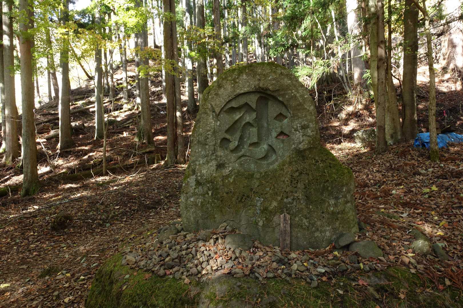 達磨石
登山口からすぐそこでした。