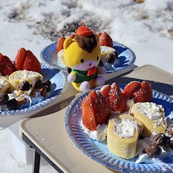 あかてんさんとなーちゃんがケーキ🍰を作ってくれました😋美味しかった…ありがとう‼️