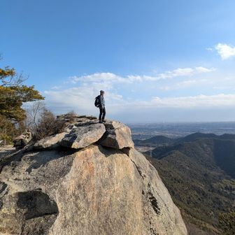 月１で登る地元のハイカーさんに撮ってもらった🙏