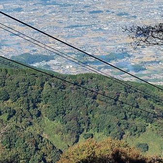 ロープウェイ乗り場からで綺麗だワン