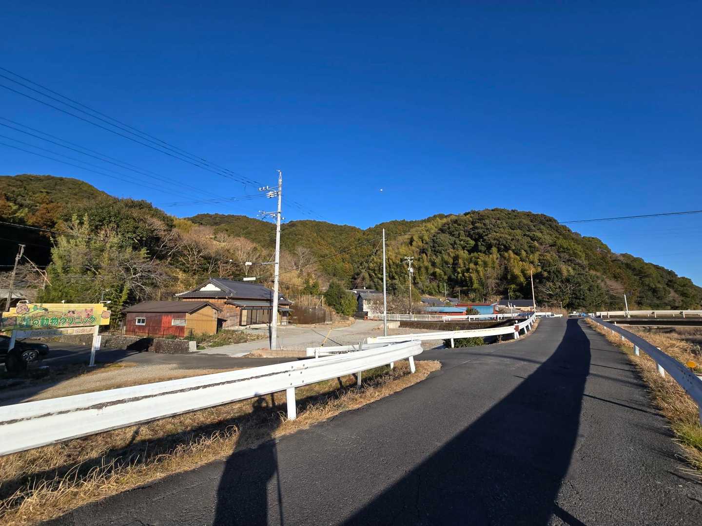 歩いた稜線です