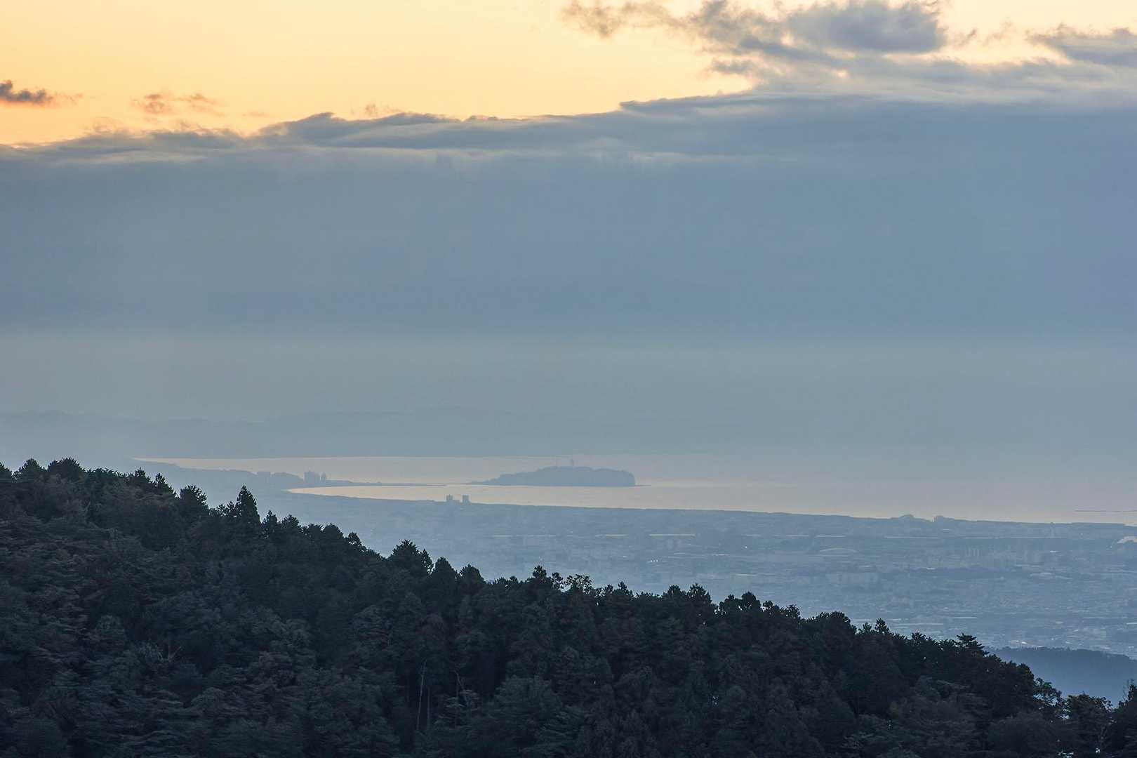江の島も見えました。