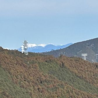 南アルプスも見えました