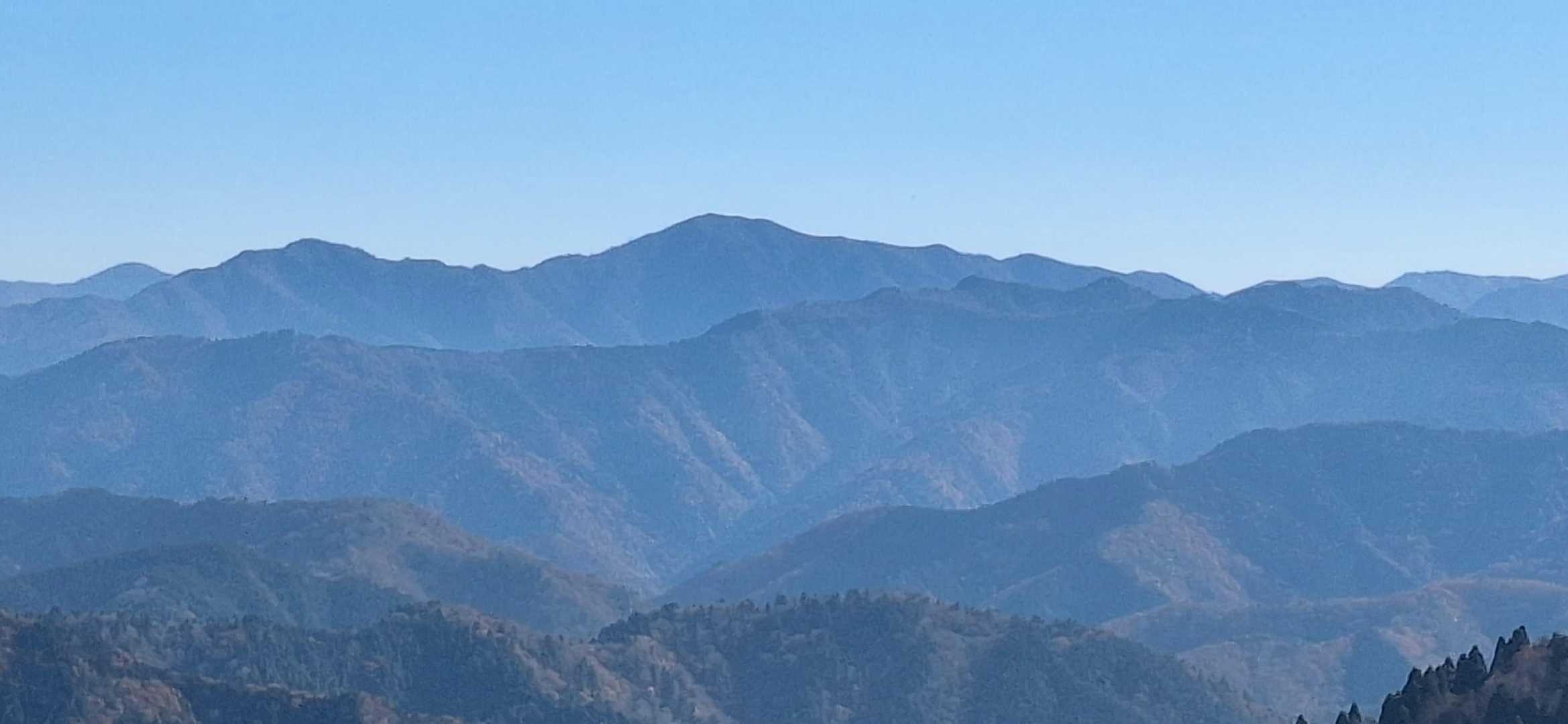武奈ヶ岳が見えました😍
