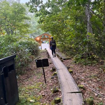 笹ヶ峰登山口に帰ってきました