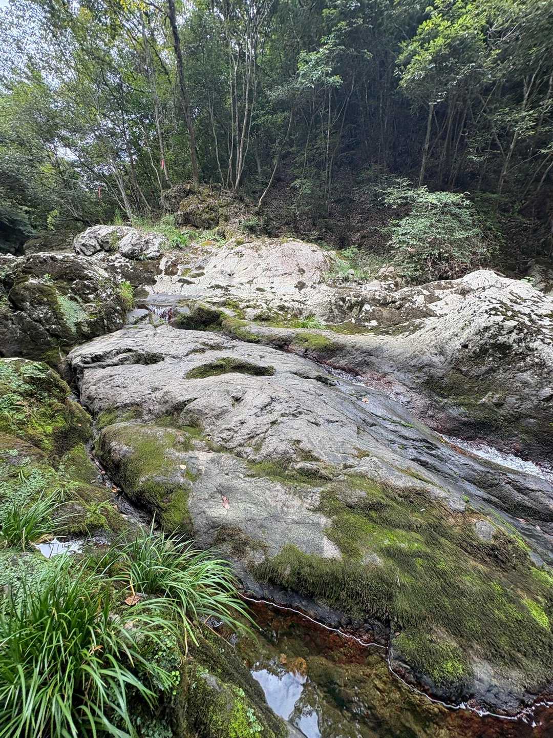水量が少なかったので…安全そうな岩🪨を選んで
難なく右岸へ👍