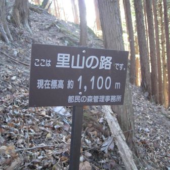 里山の道、案内標識が整備されていますが、地名を付けて表示していただけるとさらにありがたいのですが…