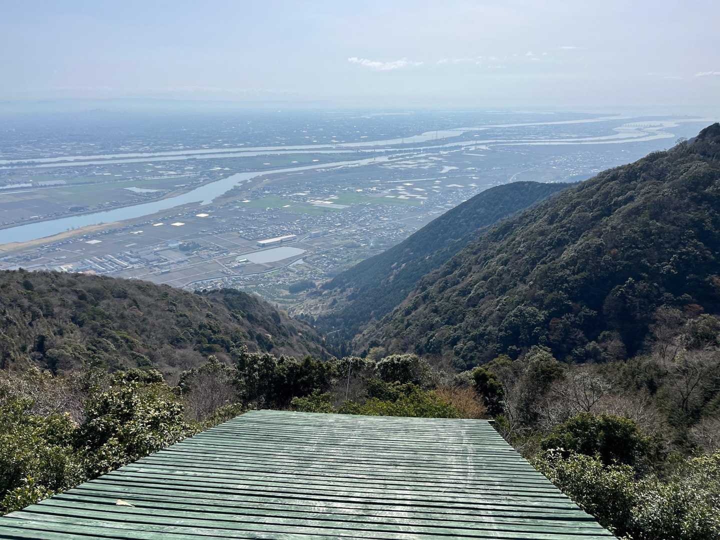 パラグライダー場から見る木曽三川👀