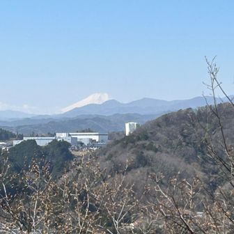 🗻見えて😊　大岳山　御前山も