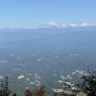 見晴山の頂上からの景色
