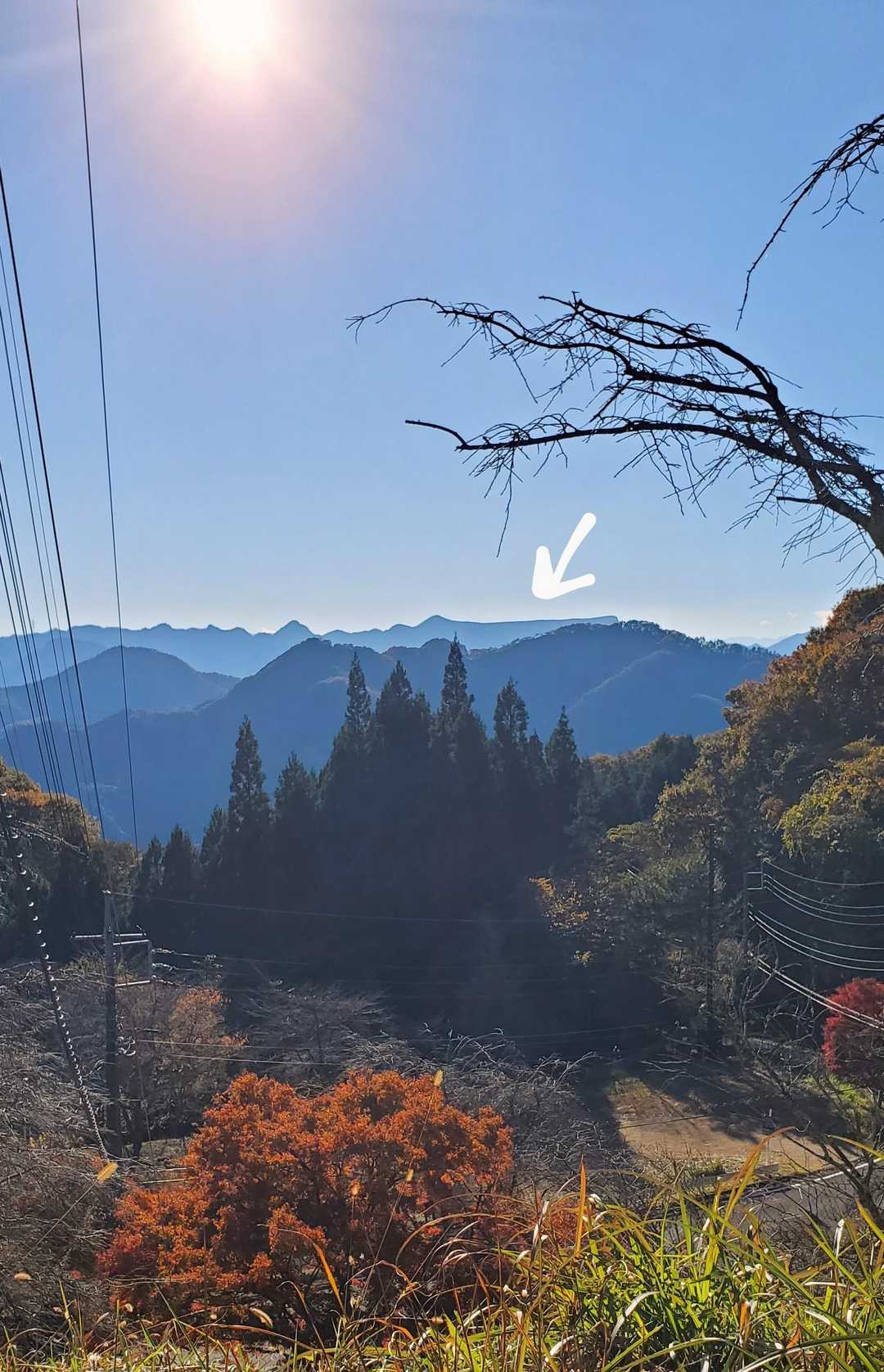 荒船山が見えました🎵