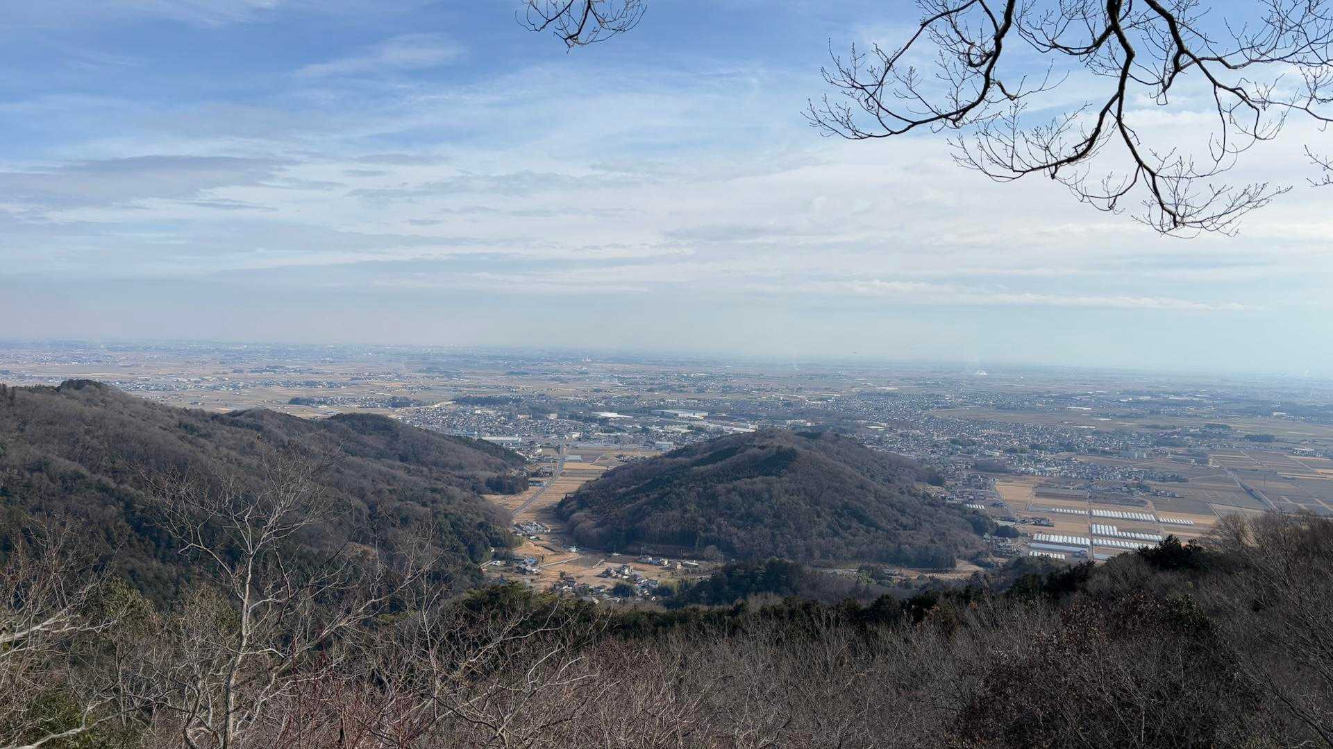 岩舟駅-岩船山-高勝寺-馬不入山-桜峠-青入山-晃石神社- 縦走コースの写真