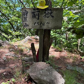 守屋山前嶽の頂上‼️
