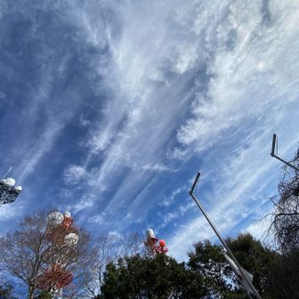 阿波々神社の空