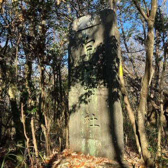 白山神社　この辺りが丸山ピーク？？
ここが私の200ザースカイ