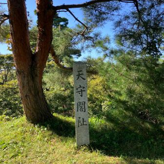 天守閣跡