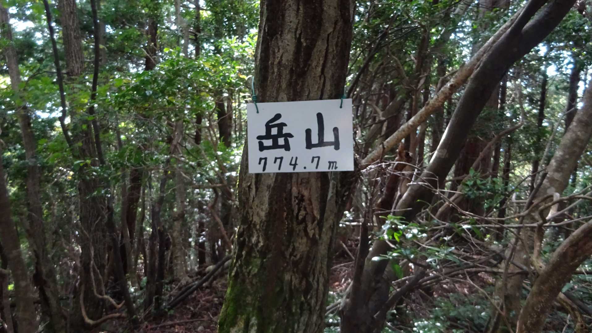 岳山看板