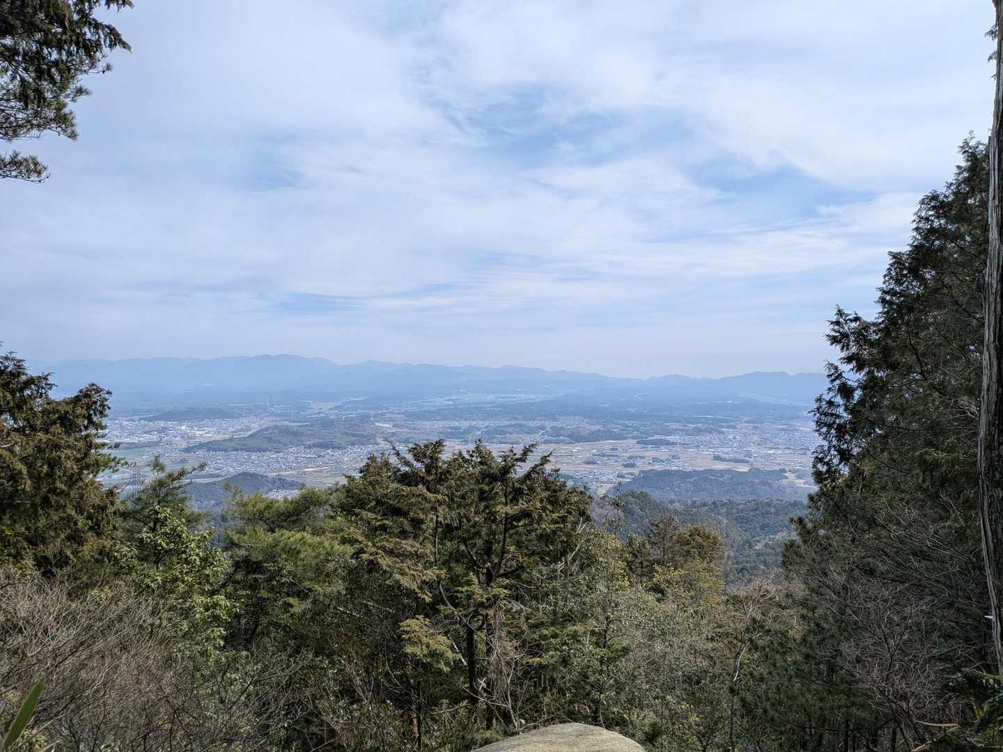 貴生川駅-三大寺登山口-飯道山-飯道神社-紫香楽宮跡駅 縦走コースの写真