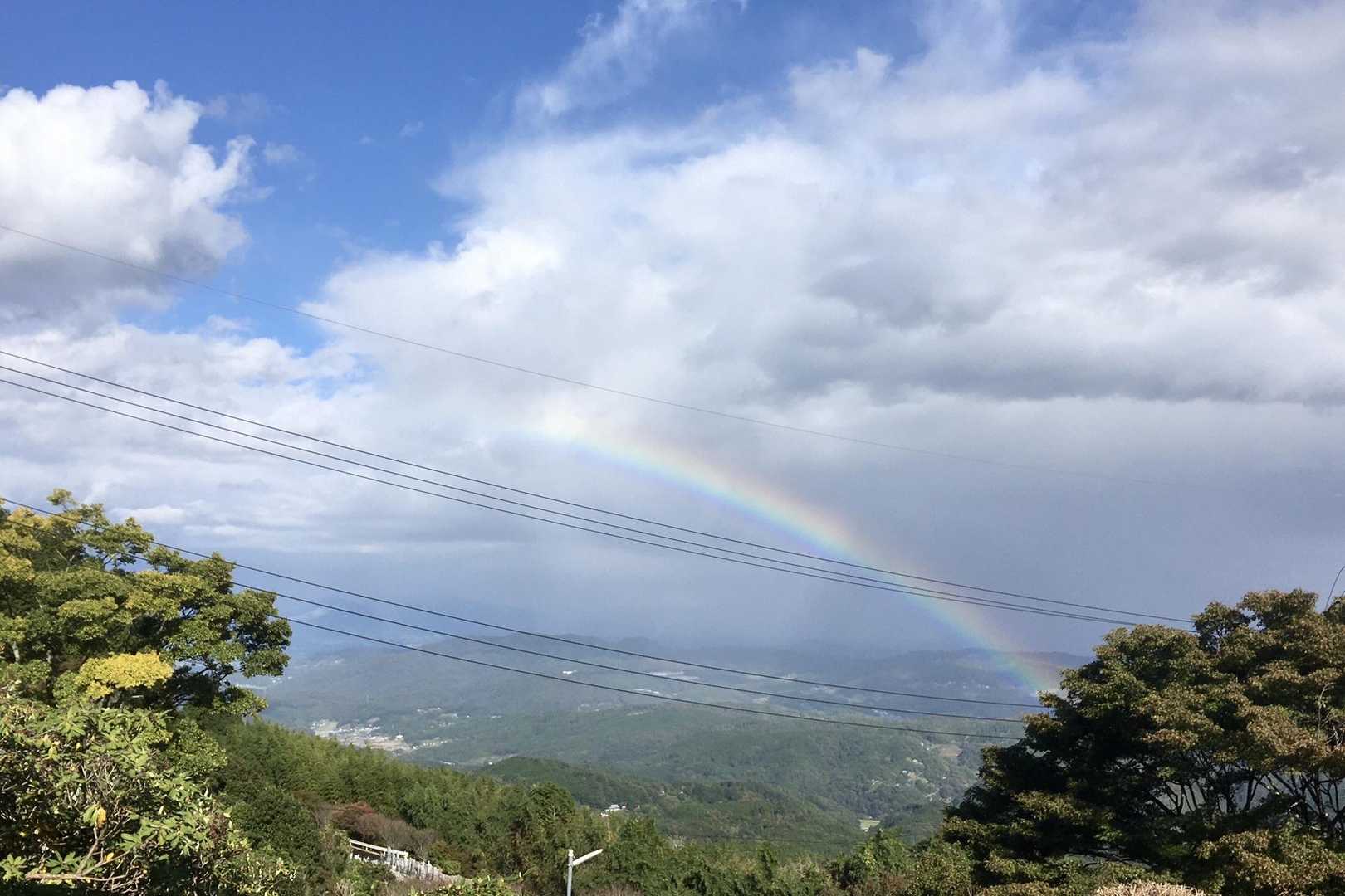 にじーーーっ❣️❣️
実際にはもっと間近に感じました☺️✨