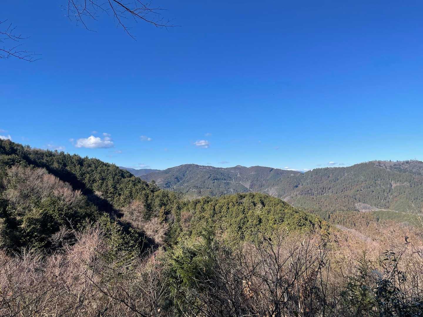 大垂水峠から南高尾山稜 縦走コース　の写真