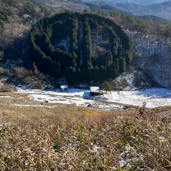 駐車場からはわからないけど
上からはよくわかりますね😆